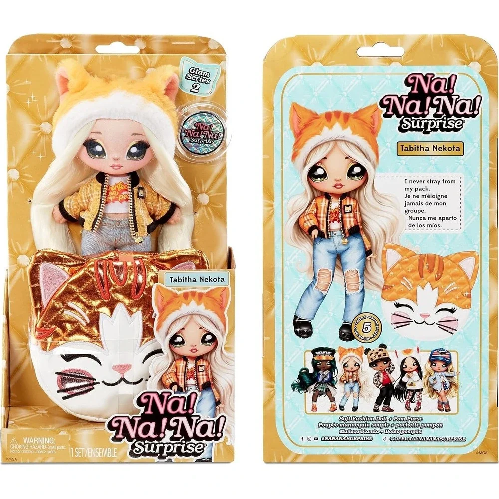 Na Na Na Surprise Glam Series 2 Tabitha Nekota Tabby Cat 7 1/2